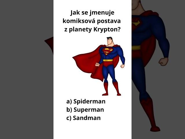 Superhrdina z planety Krypton #kviz #riddles #marvel