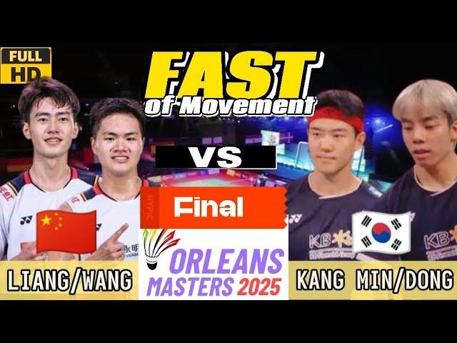 Liang WEI KANG/ Wang CHANG  VS Kang MIN/ Ki DONG JU  | Final Oerlans Master 2025 #fullmatch