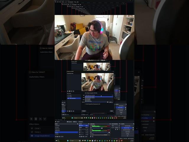 HOWTO: Make your video a circle in OBS #tutorial #video #editingvideo