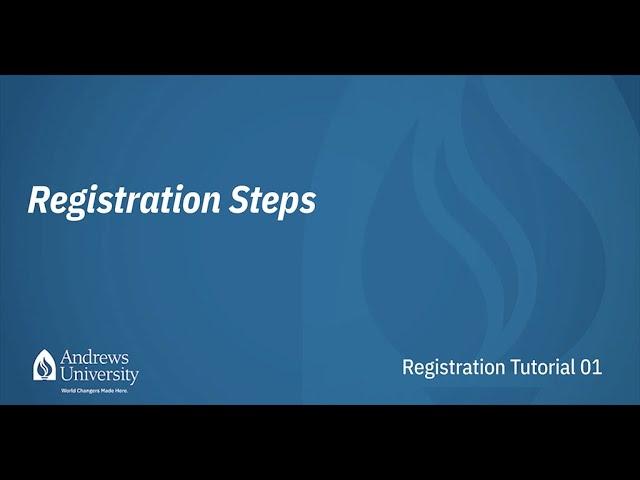 1. Registration Steps