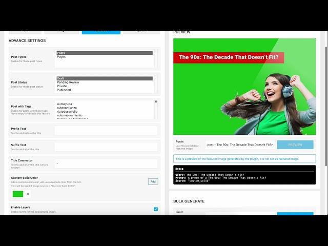 Auto Featured Image: Wordpress Plugin - Layers Tutorial