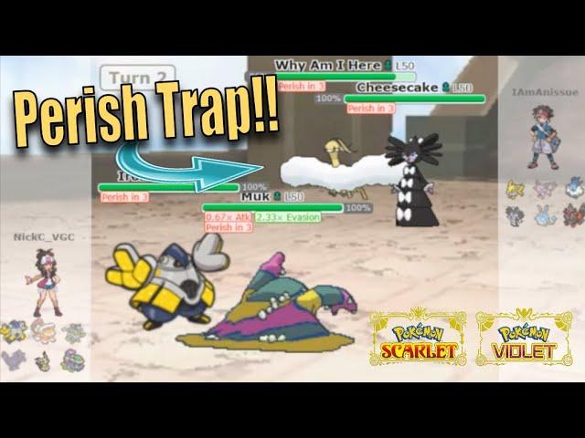 I Got Tilted By Perish Trap! | Pokemon Scarlet and Violet VGC 2024 Regulation E