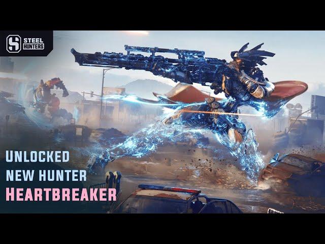 Unlocked Heartbreaker - Stealth Sniper in STEEL HUNTERS - Gameplay