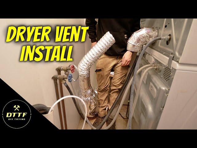 How to Install a Dryer Vent the Right Way