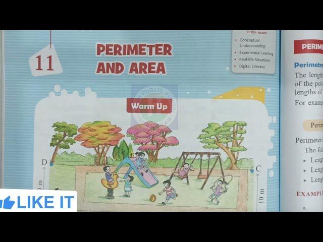 Class 4th Maths Chapter 11 Perimeter and Area Warm UP |living Maths Class 4 |Class 4 Maths|Maths