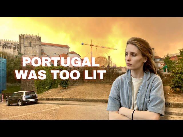  TRAPPED in Porto DURING A WILDFIRE | My Most Unexpected Travel Day
