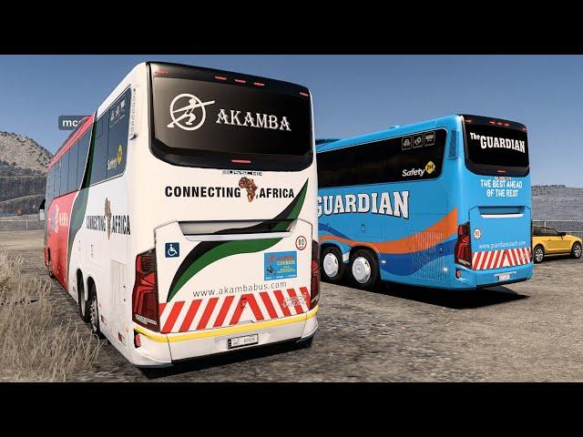 BUS CONVOY: AKAMBA x GUARDIAN ANGEL| Nairobi-Kisumu | ATS| G29