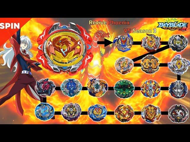 Revive Phoenix VS ALL Season 3 marathon Beyblade Burst Cho-Z 베이블레이드 버스트 초제트 리바이브 피닉스VS 올시즌3 마라톤 배틀