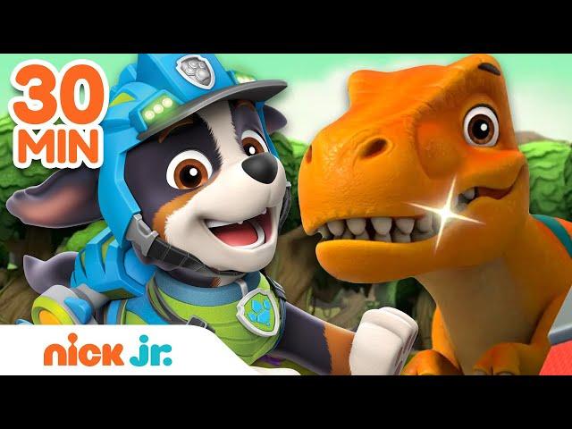 Rex's BEST Dinosaur Rescues  PAW Patrol! | 30 Minute Compilation | Nick Jr.