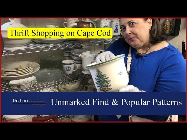 Unmarked Treasure! Spode, Limoges, Popular Patterns, China, Art Pottery - Thrift with Me Dr. Lori