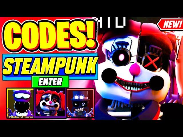 ️New️ ALL WORKING STEAMPUNK UPDATE CODES For Five Nights TD - Roblox Five Nights TD Codes 2024