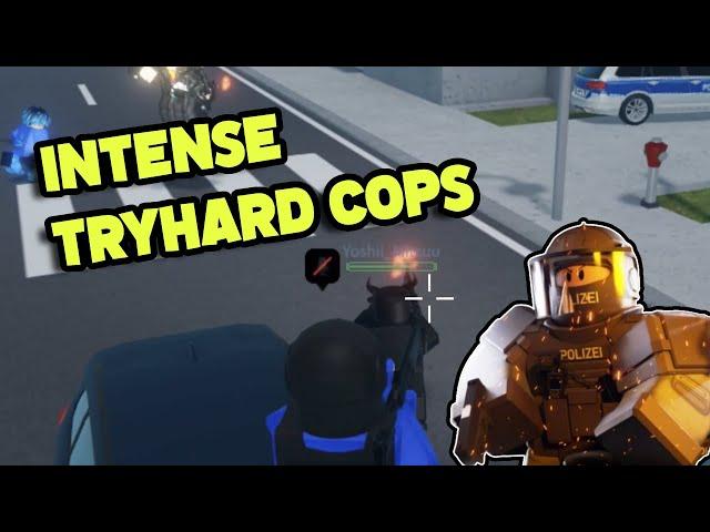 EXTREME Criminal Gameplay GANG (TRY HARD COPS) │Roblox Emergency Hamburg