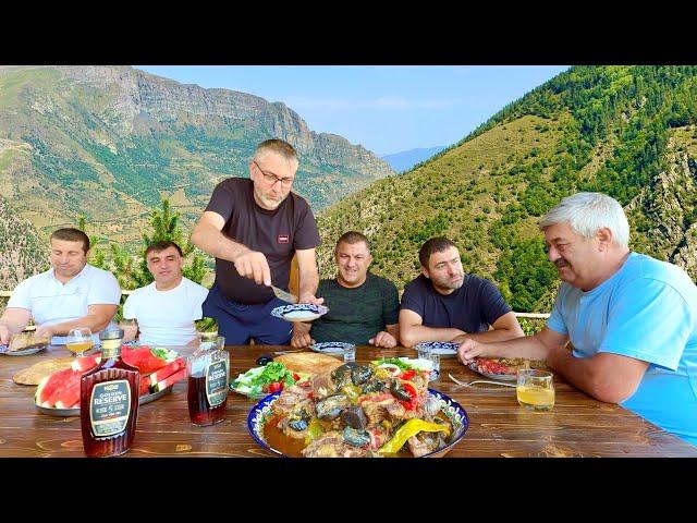 The Dish That Won Millions of Hearts! Cooking Dinner in the Mountains of Dagestan.