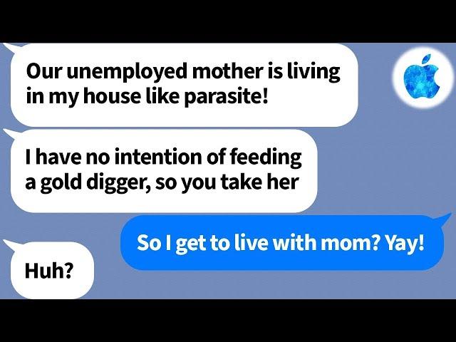 【Apple】My brother kicks out mom out of her own house because she's a "parasite"