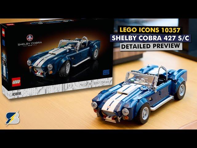 LEGO Icons 10357 Shelby Cobra 427 S/C detailed preview - classic look, but is it a winner?