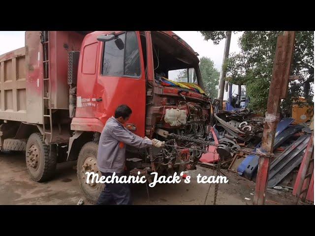 Mechanic Jack| CAMC Hua Ling truck restoration after serious crashed