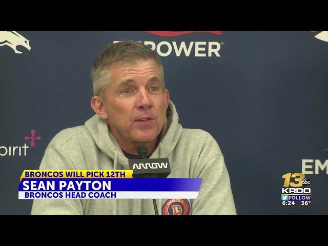 Sean Payton talks about the upcoming NFL Draft