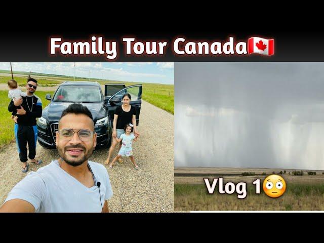 Family Tour Canada  | Vlog 1 | calgary | saini family