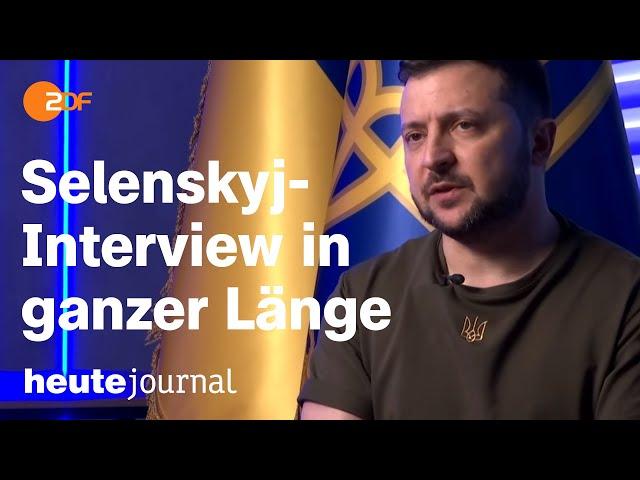 Wolodymyr Selenskyj: Der ukrainische Präsident im Gespräch mit Christian Sievers | ganzes Interview