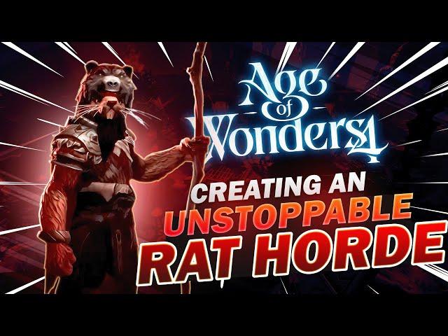 I bred a rat horde designed to devour everything in Age of Wonders 4