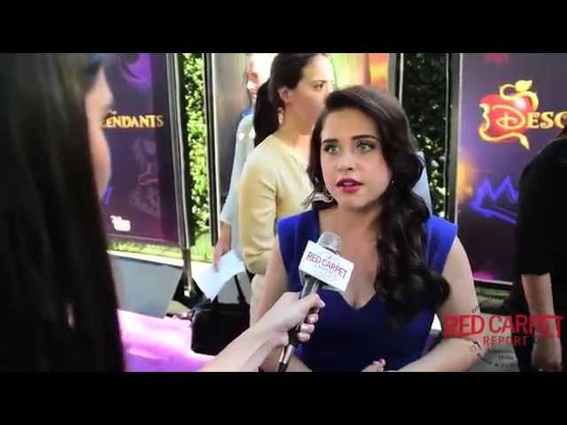 Brenna D'Amico "Jane" at the premiere of Disney Channel's "Descendants" #DisneyDescendants