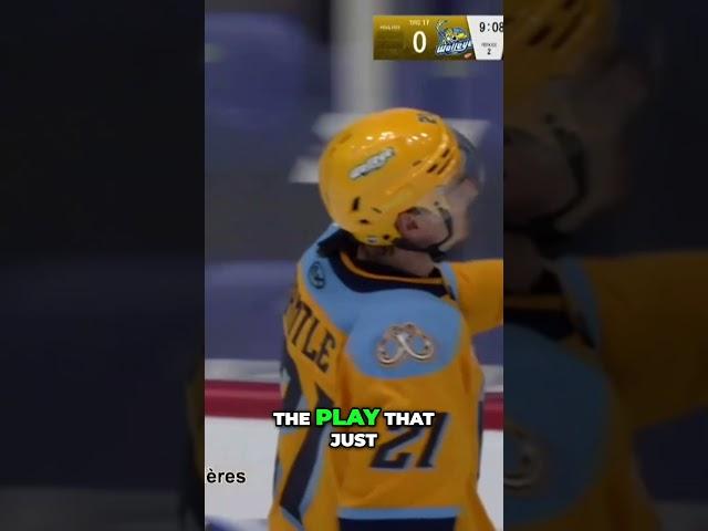 Carson Bantle's Amazing Goal  Hockey Skills & Net Presence! #echl #hockey #kellycupfinals