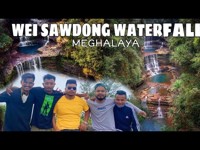 Wei Sawdong Waterfalls|| Tour of Northeast || Cherrapunjee, Meghalaya || Best place to visit || 2021