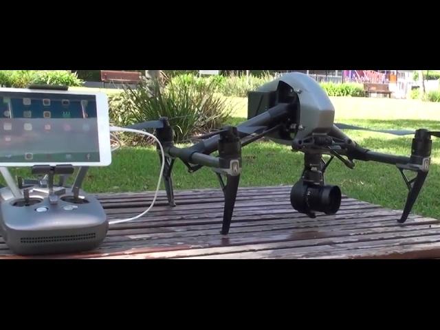 DJI Inspire 2 Field Test - DJI's new release Drone Test flight -  high winds 2017