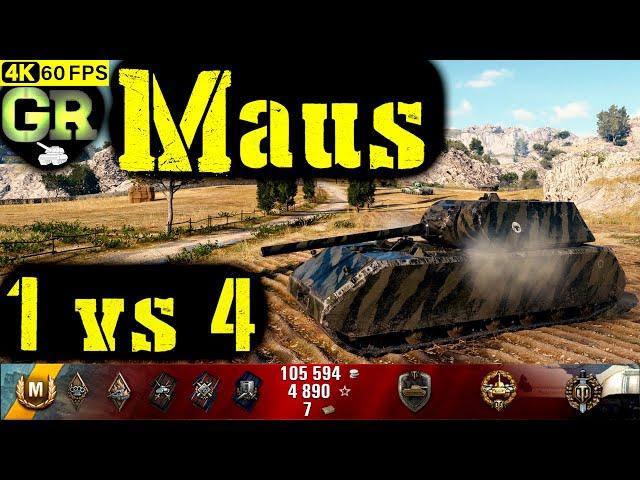 World of Tanks Maus Replay - 7 Kills 7.1K DMG(Patch 1.4.0)
