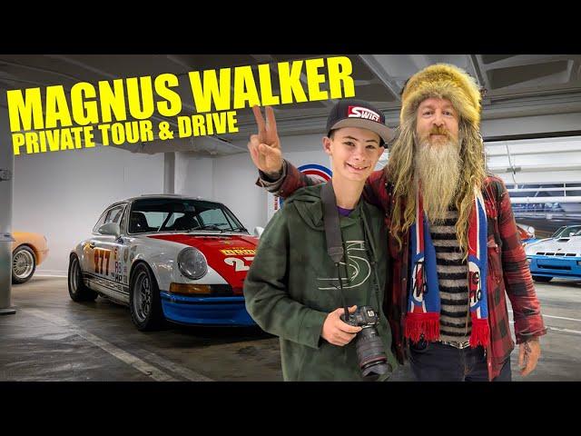 Magnus Walker Private Tour of Urban Outlaw Car Collection at the Petersen Museum & Rally.