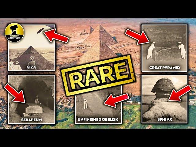 RARE Great Pyramid Historic Photographs + Ancient Egypt | Ancient Architects