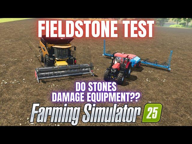 FIELDSTONE TEST - TUTORIAL - Farming Simulator 25