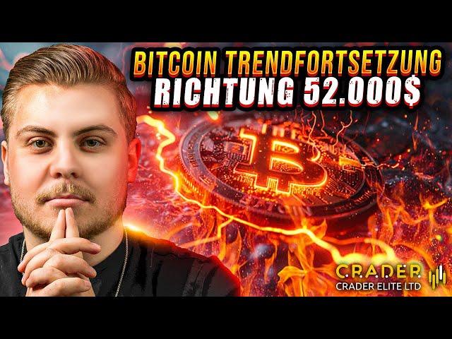 Bitcoin Trendfortsetzung - 52.000$!