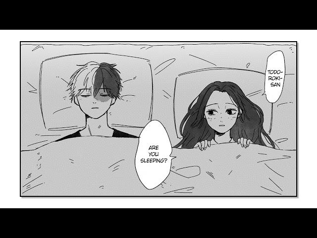 Shouto Todoroki x Momo Yaoyorozu doujinshi - Are you sleeping? #shorts