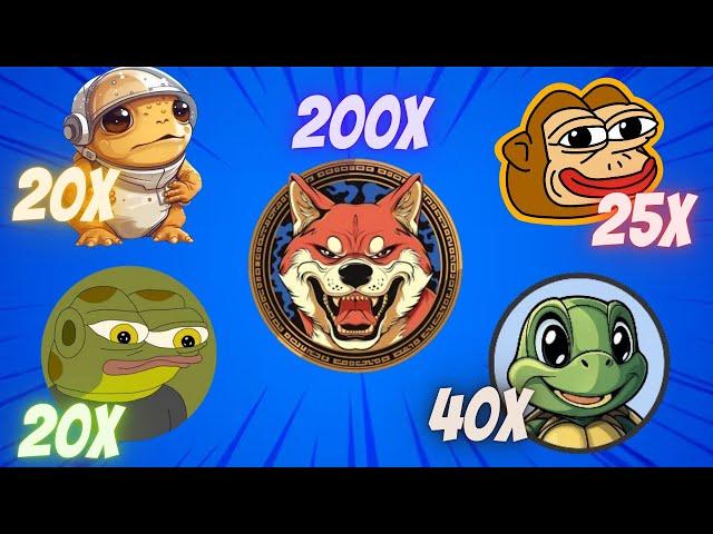 Top 5 Hottest Meme Coins That Will Make Millionaires! Kendu inu base, Ponke, Turbo, Speedy, Hoppy!