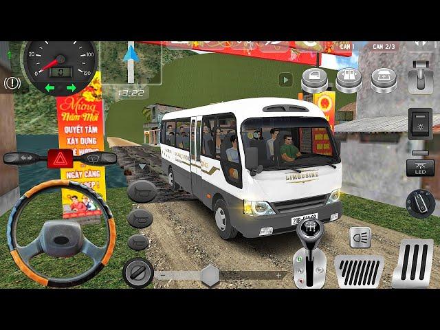 New Minibus Hyundai County Long Drive! Minibus Simulator Vietnam - Bus Game Android Gameplay