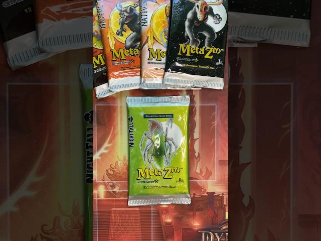 One of my favorite #Metazoo packs. Nightfall #tcg #packopening #daily #shorts #tradingcards #asmr