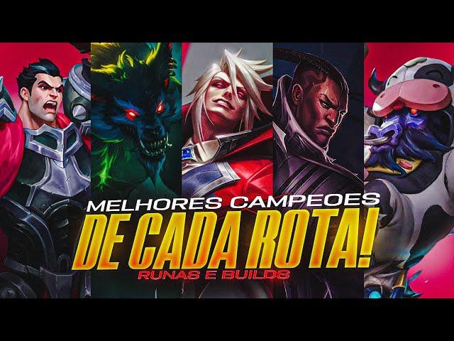 3 MELHORES CAMPEÕES PARA SUBIR ELO EM CADA POSIÇÃO DO WR! (Tier list Patch 5.3b) - LoL Wild Rift