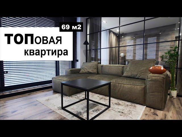 ОБЗОР ТОПОВОЙ КВАРТИРЫ 72 м2. жк Славутич.РУМ-ТУР. Дизайн квартиры