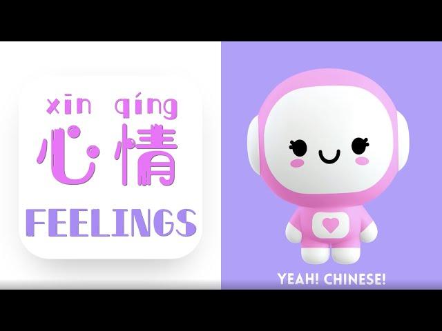 Feelings/Emotions in Mandarin Chinese | 中文心情 | Talking Flashcards in Mandarin Chinese | 心情词卡