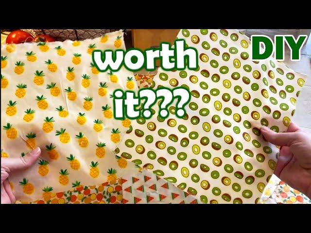 DIY Beeswax Food Wraps- Are they worth it?