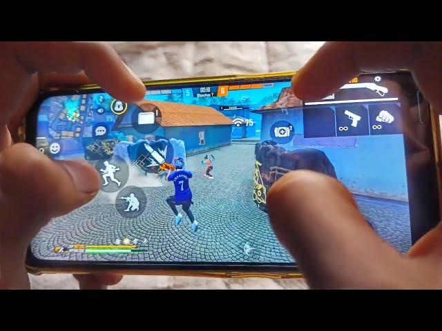 Realme narzo 20 pro free fire gameplay test 4 finger claw handcam m1887 onetap headshot 90HZ display
