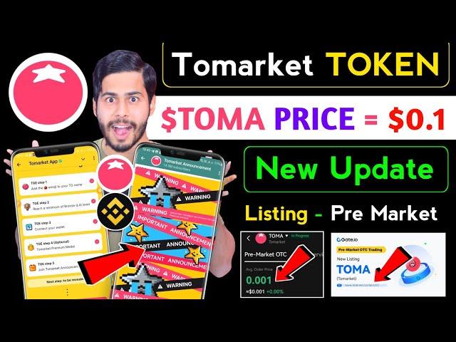 Tomarket Token Price Predictions  tomarket new update, tomarket airdrop listing,tomarket pre market