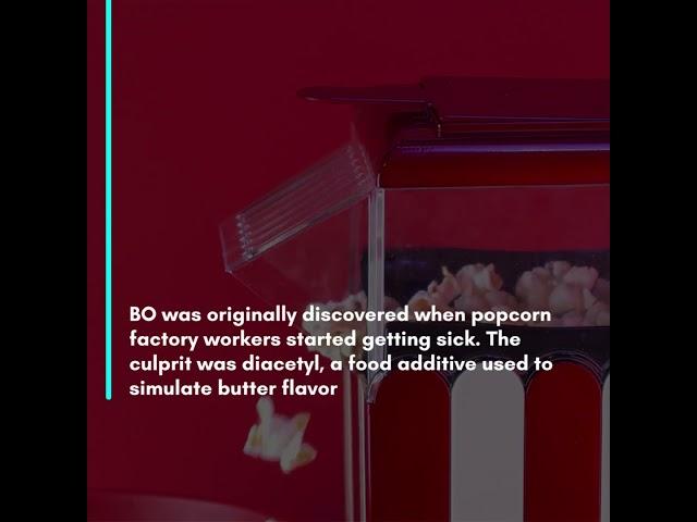 What is Popcorn Lung? | Sbarro Health Research Organization| Dr Antonio Giordano