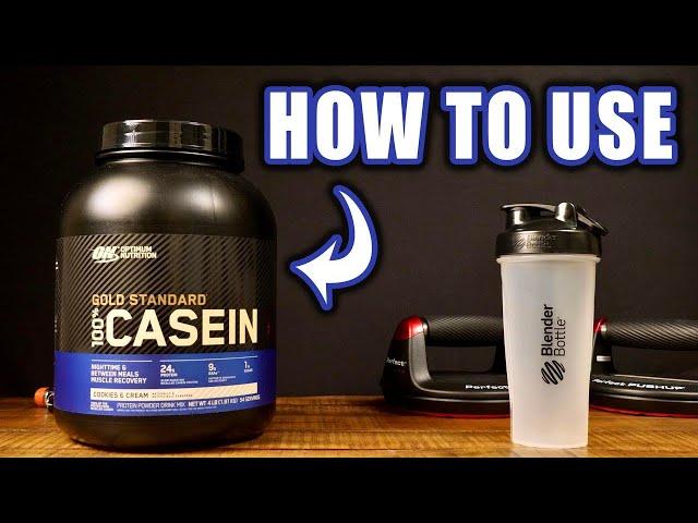 How To Use Casein Protein Powder