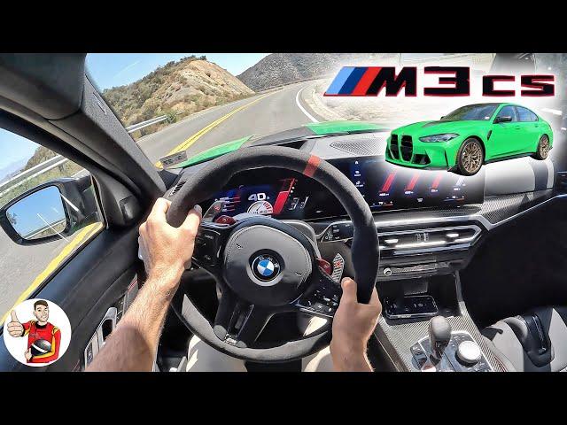 The BMW M3 CS is the Best Driving Sedan You Can Buy (POV Drive Review)