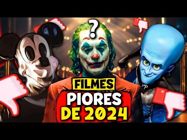 10 PIORES FILMES de 2024! 