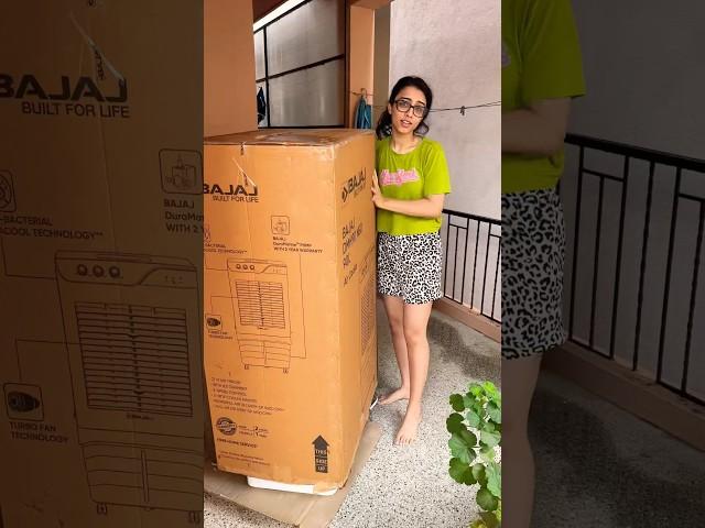 Lets Unbox Air Cooler🪭 #bajaj #cooler #summer #viral #unboxing #shorts