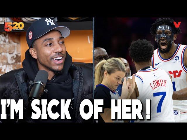 Jeff Teague on NBA ref WRONGFULLY EJECTING 76ers Joel Embiid, Andre Drummond | 520 in the Morning