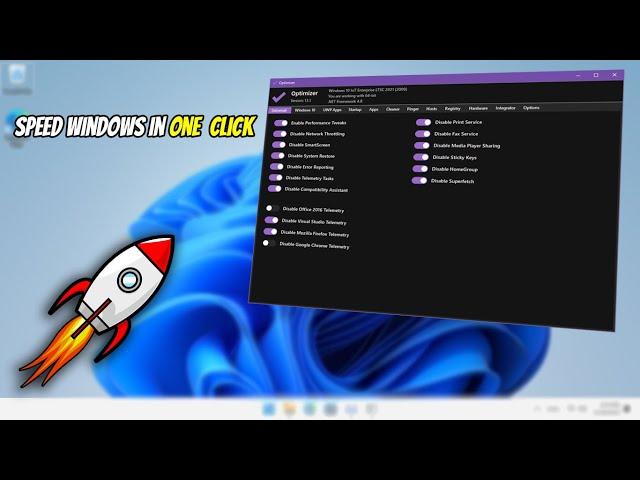 How to Optimize Windows 11 For Better Performance in one click